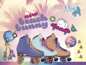 MOXI Rollerskates Beach Bunny Periwinkle Sunset