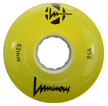 LUMINOUS Quad Wheel - 62x34mm/85A - yellow