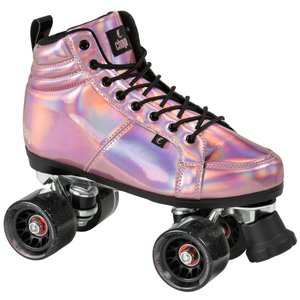 CHAYA Vintage Rollerskates Pink Laser