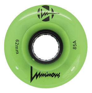 LUMINOUS Quad Wheel - 62x34mm/85A - green GLOW
