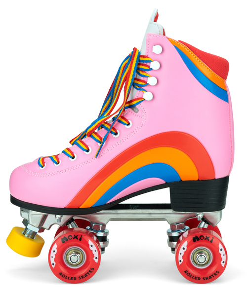 MOXI Rollerskates Rainbow Rider - Pink | | ROLLERDERBYHOUSE.EU