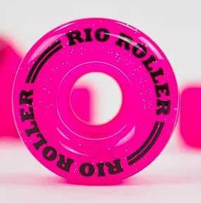RIO ROLLER Light Up Wheel - 58x32mm/82A - Pink Frost