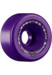 ROLLERBONES Team Logo Artistic Wheel - 57x30mm/101A - Purple - 8-Pack