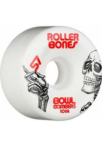 ROLLERBONES Bowl Bombers Wheel 57x30mm/101A - White - 8-Pack