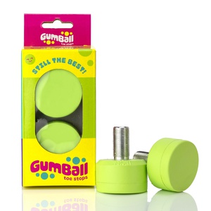 GUMBALL '21 Toe Stops - Long - 75A - Lime