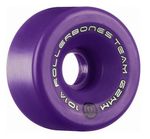 ROLLERBONES Team Logo Artistic Wheel - 62x30mm/101A - Purple- 8-Pack
