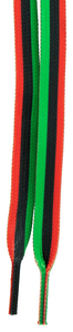 CRISS CROSS The Trios Laces - Black/Green/Red