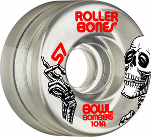 ROLLERBONES Bowl Bombers Wheel 57x30mm/101A - Clear- 8-Pack