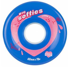 CHAYA Big Softie's Wheel  - 65x37mm/78A - clear blue
