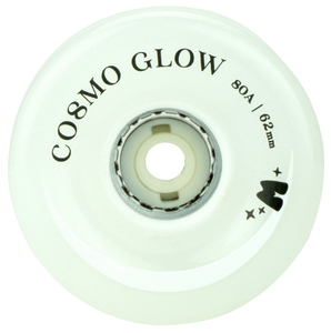 MOXI Cosmo Glow Wheel - 62x32mm/80A - White Rain Glow