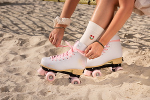 PLAYLIFE Rollerskate Classic Pale Rose adjustable size