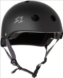 S1 Lifer Helmet Matt Black / Grey Straps