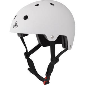 TRIPLE 8 CPSC Helmet Matt White