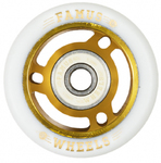 FAMUS Quad Wheel 56x29mm/98A gold/white (incl. ABEC 9 Bearings)