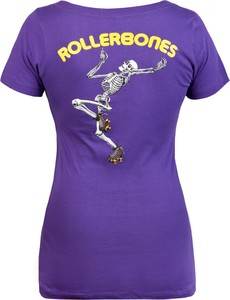 ROLLERBONES Dancing Skeleton Girly T-Shirt