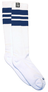 SPIRIT OF 76 The blue Blues on white Hi Socks