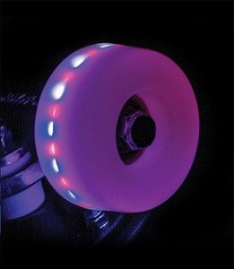 RIO ROLLER Light Up Wheel - 58x32mm/82A - Pink